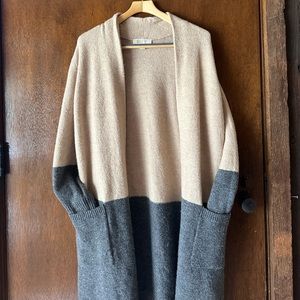 Two tone Michael Kors cardigan size medium